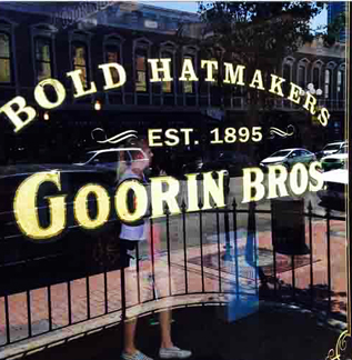 Goorin Bros Custom Sign