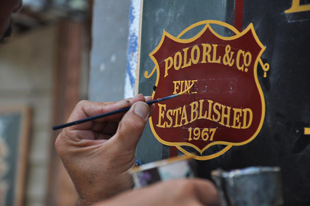 Ralph Lauren Custom Sign