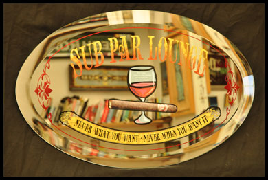 Cigar Bar Mirror