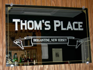 Thom's Place Custom Bar Mirror