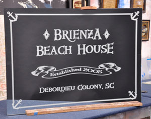 Custom Bar Mirrors - Brienza Beach House