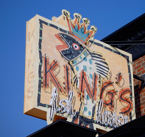 King's Fish House Sign