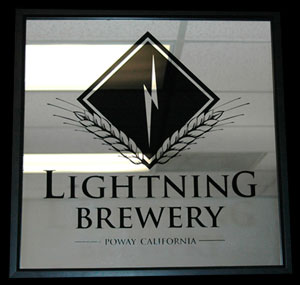 Lightning Brewery Bar Mirror