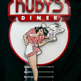 Ruby's Diner Sign