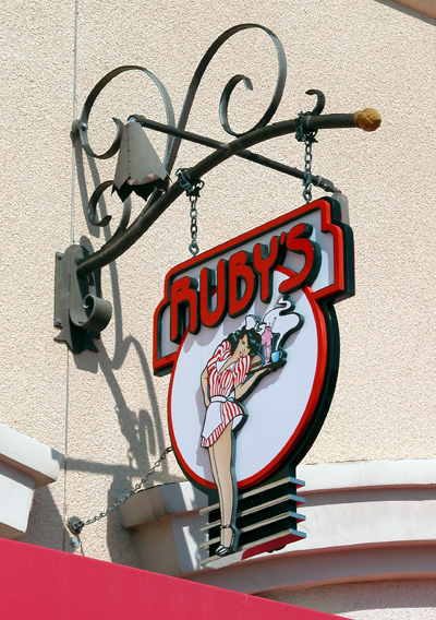 Ruby's Diner Sign