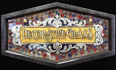 Decorative Glass Sign