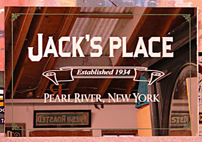 Jack's Place Frosted Glass