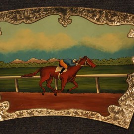 Wheel of Fortune Sign - Horse and Rider