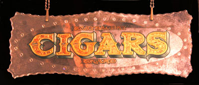 Custom Cigar Sign